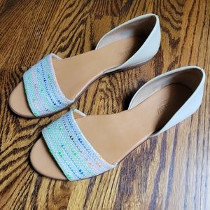 J.Crew Peep Toe Flats